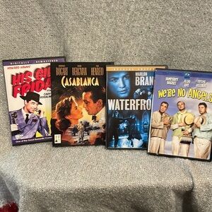 4 Wonderful  Classic Movies on DVD -  Excellent condition!